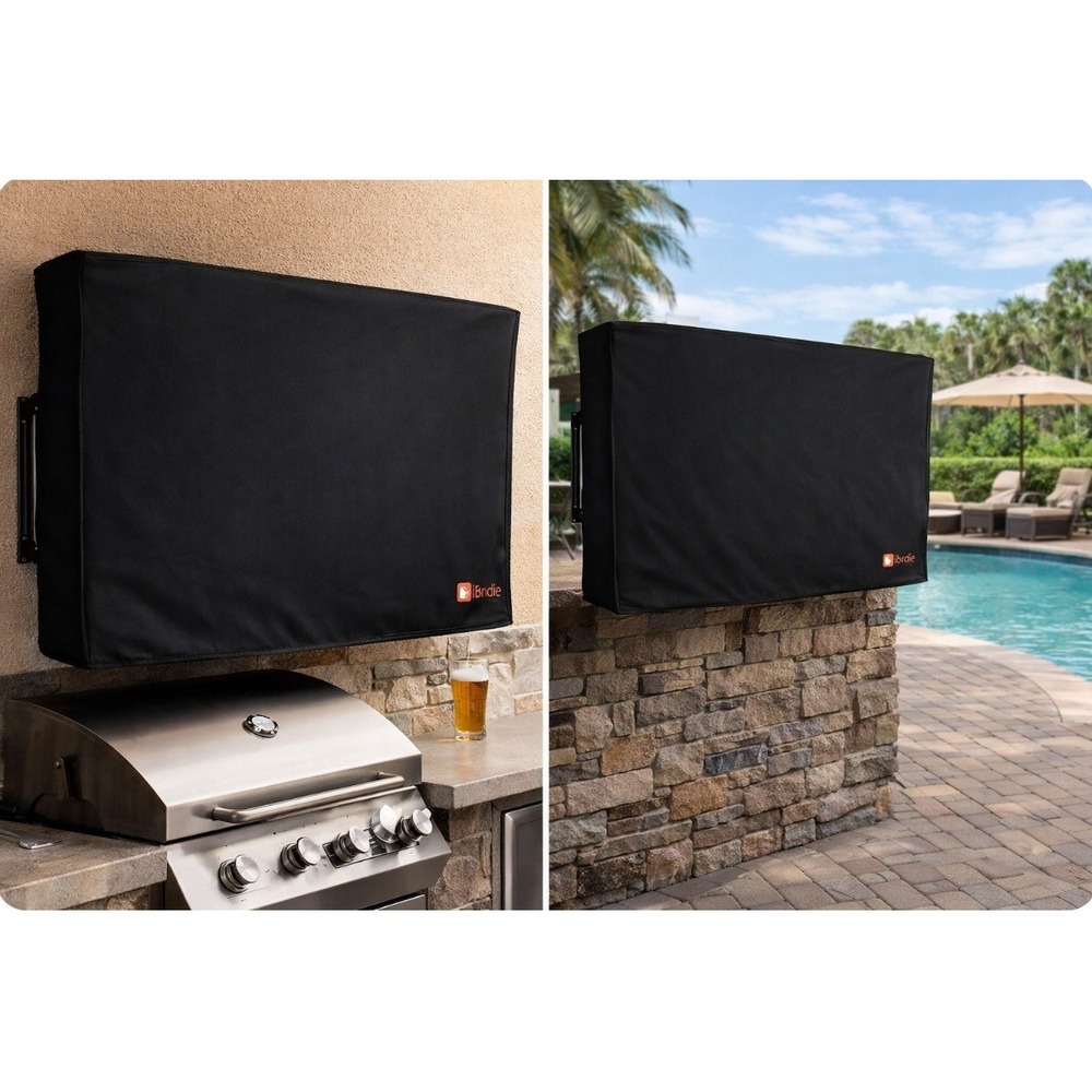 iBirdie 55" Outdoor TV Cover‎ Waterproof Patio Weatherproof Black NWOT